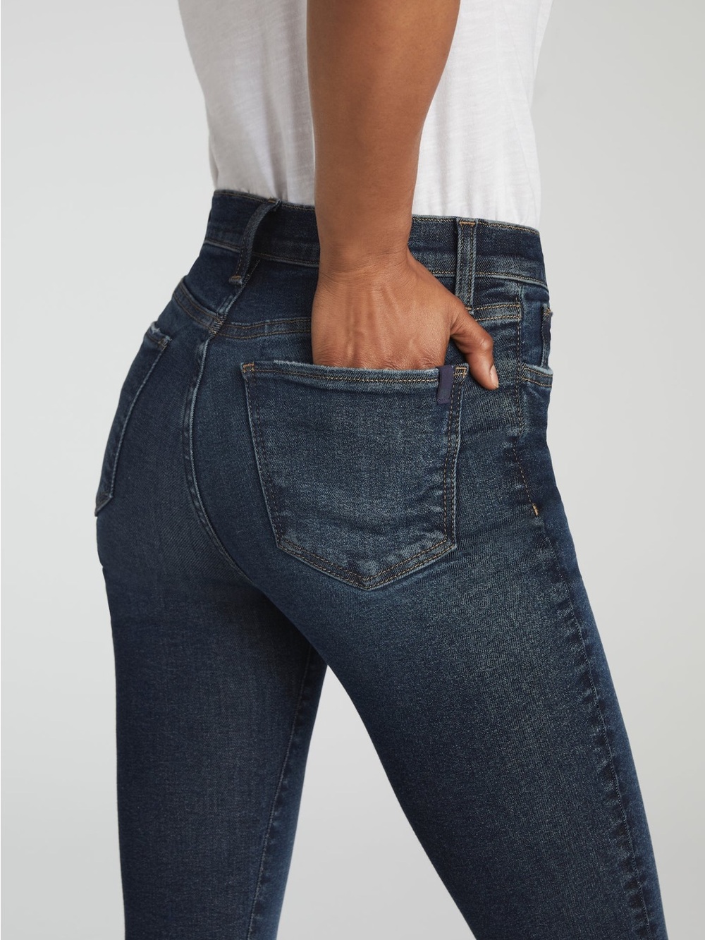 Joe's Jeans $198 Charlie Dark Blue High-Rise Skinny Jeans - Picture 9 of 16